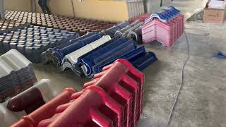 PVC roofing sheet making machine heating oven PVC ridge tile making machine heating oven [upl. by Roxy]