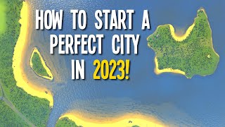 How to Start a Perfectly Balanced FINAL Vanilla City in Cities Skylines 2023 [upl. by Dagney]