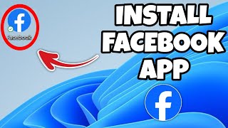 How to Download Facebook App on Your PC or Laptop  Quick Tutorial [upl. by Nauqal554]