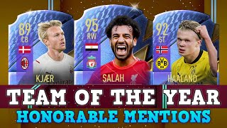 TOTY HONORABLE MENTIONS 🔵 FIFA 22 PREDICTIONS 🔵 Salah Haaland Kjaer [upl. by Ainedrag]