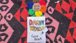 how to make Dandy world game bookpapercraft art dance drawing gamebook [upl. by Ongun]