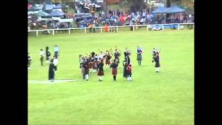 Massed Bands Play Flower of Scotland 2013wmv [upl. by Clower]