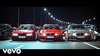 UNAVERAGE GANG  BULLETPROOF  8 x BMW e36 Drift [upl. by Emmanuel]