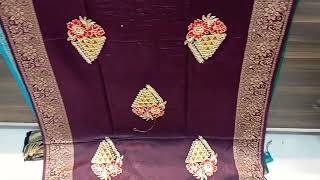 fancy shawlsfull embroidery work shawls marriage season beautiful shawls 7696516674 br krishna sha [upl. by Calderon]