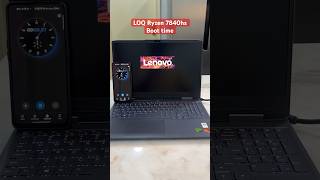 Lenovo LOQ AMD Ryzen 7840HS  RTX 3050 boot time laptop lenovoloq gaming gaminglaptop [upl. by Llewej]