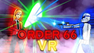 Trying to survive Order 66 In VR  Blade and Sorcery  Star Wars Mods [upl. by Casandra484]