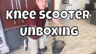 Knee Scooter Unboxing amp Assembly Tutorial No More Crutches [upl. by Elwyn]