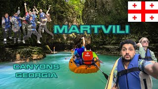 MARTVILI CANYON KUTAISI GEORGIA  ZIPLINE  RAFTING  Hindi  Urdu Vlog kutaisi martvili [upl. by Agata]