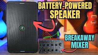 BATTERYPOWERED Speaker w BREAKAWAY MIXER  Mackie Showbox [upl. by Randolf]