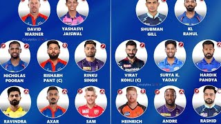 Retained player in ipl 2025 list price 🏏 ipl auction youtube trending vedio  ipl king Kohli [upl. by Auqenes894]