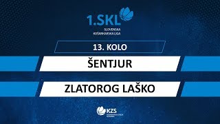 Šentjur  Zlatorog Laško  13 kolo  1 SKL za moške  Sezona 201920 [upl. by Lamp999]