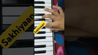 Sakhiyaan piano song  Danish zehen  shorts yt [upl. by Dedric395]