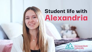 Alexandra  Student Life  Vermont State University Castleton Campus [upl. by Sawtelle]