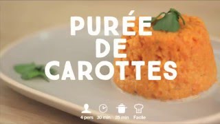 Purée de carottes simplissime  CuisineAZ [upl. by Edniya76]