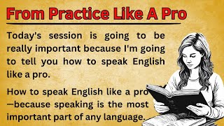 From Practice to Pro  Graded Reader  Improve Your Pronunciation skill  Learning English [upl. by Dahs]