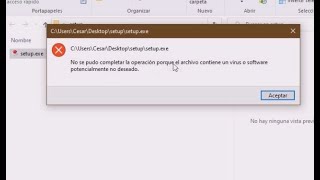 Solución no se pudo completar la operación porque el archivo contiene un virus Windows 10 2021 [upl. by Squire]