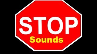 Stop Sound Effects All Sounds [upl. by Drabeck]