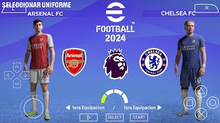 POR FIN EFOOTBALL 2024 PPSSPP V FINAL NUEVAS NOVEDADES CINEMATICAS CAMARA PS5 Y GRAFICOS HD [upl. by Gunner]