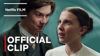 Millie Bobby Browns Boarding School Escape ft Louis Partridge  Enola Holmes  Netflix [upl. by Cochard]