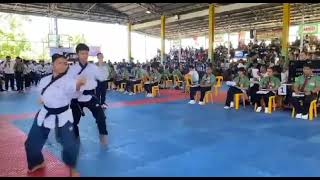 BATANG PINOY 2024 Junior category mix pair pomsae [upl. by Asyl]