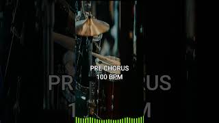 Radio Rock Practice I 100 BPM I Drum Loop drums drumstrack drummer [upl. by Anirehtac]