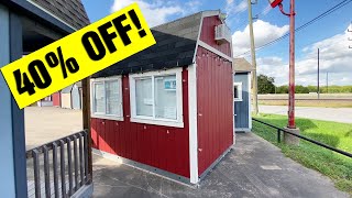 TINY HOME SHEDS 2023 HOME DEPOT STYLE AC UNIT [upl. by Aydne]