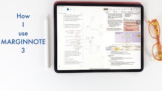 How I study in Marginnote 3 on the iPad pro 2018 part 1 Paperless Student [upl. by Atrebla590]