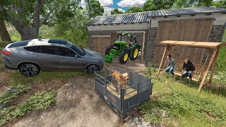 FS25 RP  Grange Secrète découverte dans la Ferme de mon Patron En quête dun Stage ep7 [upl. by Cristal]