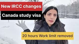 Breaking news IRCC announced new rules for Canada Study Visa [upl. by Arva]