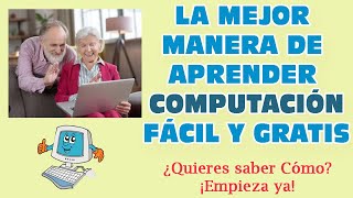 Como aprender COMPUTACION GRATIS DESDE CERO  CURSO DE COMPUTACION en casa paso a paso [upl. by Edalb]