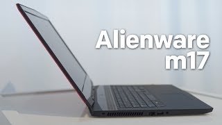 Alienware m17 Handson Thinnest amp Lightest 17inch Gaming Laptop [upl. by Tahpos]