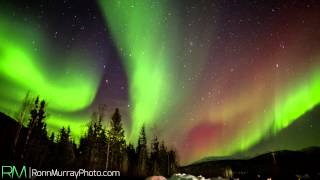 Aurora Borealis Time Lapse Movie [upl. by Jalbert]