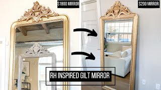 RESTORATION HARDWARE INSPIRED GILT MIRROR [upl. by Patricio859]