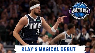 Klay Thompson amp Luka Doncic star in Mavericks dominant Spurs win [upl. by Junie]