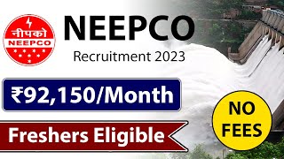 NEEPCO Recruitment  Latest Job Vacancy 2023  Freshers Eligible  ₹92150Month  Jobs 2023 [upl. by Cordey507]