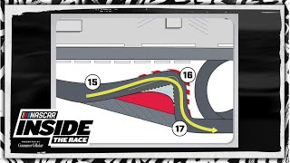 How chaos of Charlottes Roval reconfiguration changes the racing  NASCAR Inside the Race [upl. by Swords532]