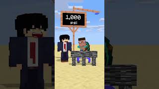 Brick the block challenge minecraft shorts animation [upl. by Akinit59]