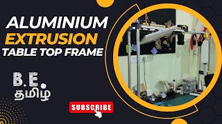 Aluminum Extrusion  Table frame  Vertical Camera and accessories support [upl. by Ricardama]