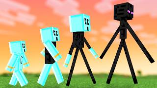 Evolving as an Enderman in Minecraft [upl. by Ardnuasac]