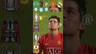 Ronaldo Trophies Sporting Juventus Alnassr Manchester United Real Madrid ronaldo football [upl. by Madella]