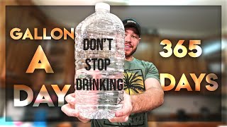 What Happened When I Drank A Gallon Of Water Every day For A Year Amazing Health Benefits [upl. by Cia619]