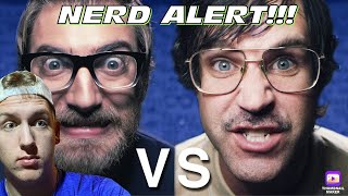 Thats a NERDY GEEK Rhett and Link Epic Rap Battle Nerd vs Geek Reaction [upl. by Furtek962]