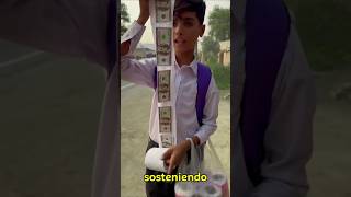 Hombres descubren dinero escondido en un paquete de pañuelos shorts viral [upl. by Col357]