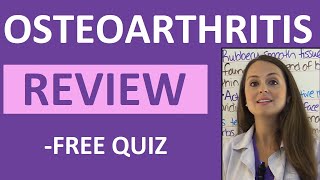 Osteoarthritis Symptoms Pathophysiology Treatment Nursing NCLEX Lecture  Heberden amp Bouchard Node [upl. by Gwynne]