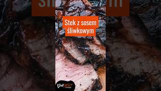 🥩 Stek z sosem śliwkowym  PRZEPIS [upl. by Ahseiym221]