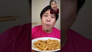 Topokki😍 mukbang food makan topokki koreanfood reaction vidioshort trending viralvideo [upl. by Goulden]