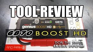 TOOL REVIEW  Noco GB70 Jump Starter [upl. by Netsirk]