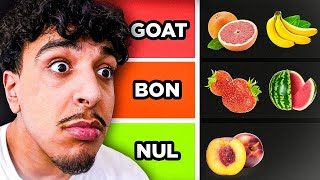 FLAMBY FAIT LA TIERLIST DES FRUITS AVIS DE GOAT [upl. by Glarum]