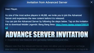 ADVANCE SERVER INVITATION  DID YOU GET IT [upl. by Lamont]