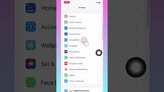 Turn ON  OFF White Dot on Screen  Assistive Touch iPhone iPad Enable  Disable [upl. by Lachance]